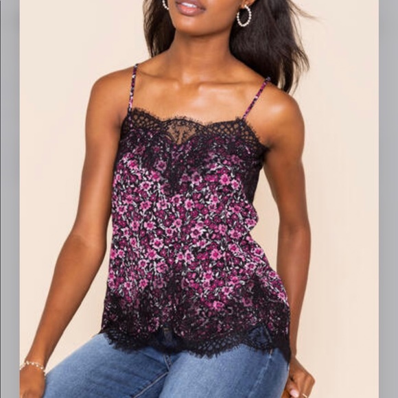 Francesca’s collections belle floral lace tank top - Picture 3 of 11